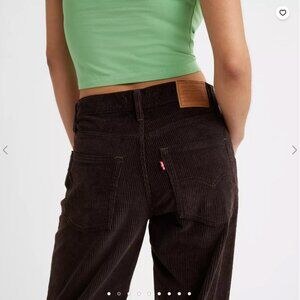 Levi's Baggy Dad Corduroy Pants in Brown